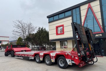 GVN Trailer • Niskopodwoziowa • LOWBED • 3 OSIE • Wnęki na koła • FV23