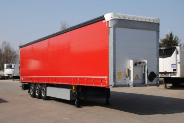 Nowa plandeka, podnoszona oś, kosz paletowy, stop paleta, stan bdb